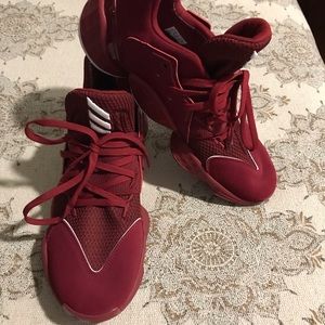 Adidas Harden VOL 4 BRAND NEW BASKETBALL Shoes Men's SIZE 12.5 Burgundy